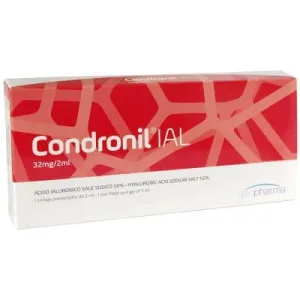 Seringă intraarticulară acid hialuronic condronil ial 1,6% 2 ml