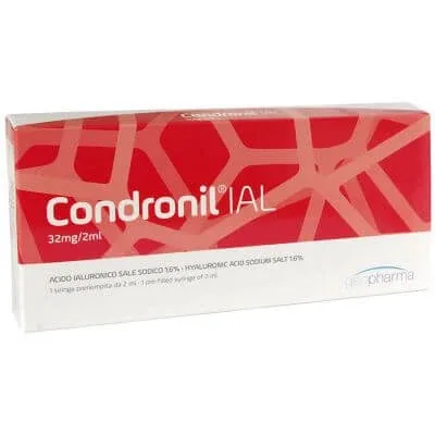 Seringă intraarticulară acid hialuronic condronil ial 1,6% 2 ml — preț și oferte