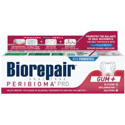 Biorepair îngrijire orală peribioma pro spumă gingiilor apă de gură 200 ml — preț și oferte