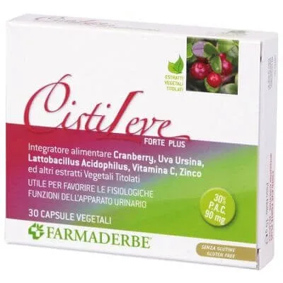 Cystileve forte plus 30 capsule — preț și oferte