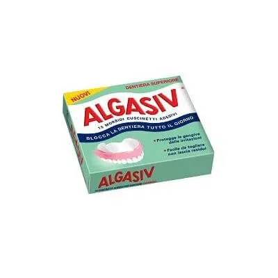 Adeziv pentru proteza dentară superioară Algasiv 15 bucăți — preț și oferte