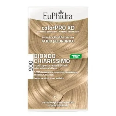 Euphidra colourpro xd 900 gel de colorare a părului blond ultra-ușor în sticlă + activator + balsam + mănuși — preț și oferte