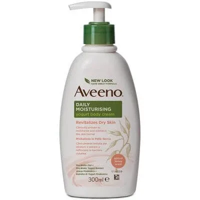 Aveeno cremă de corp iaurt caise și miere 300 ml — preț și oferte