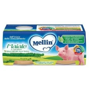 Carne de porc omogenizată Mellin cu legume 2 bucăți x 80 g