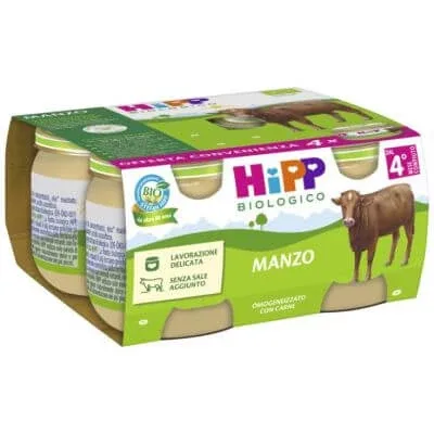 Carne de vită Hipp bio omogenizată 4 bucăți 80 g — preț și oferte