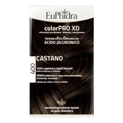 Euphidra colourpro xd 400 gel pentru colorarea părului maro în sticlă + activator + balsam + mănuși — preț și oferte