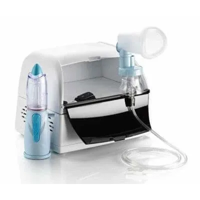 Sistem aerosol modular Nebula cu fiolă m2000 + mască + soluție nazală Rhinowash pentru terapie prin inhalare — preț și oferte