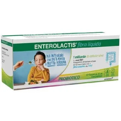 Enterolactis lichid fibră 12 fiole x 10 ml — preț și oferte