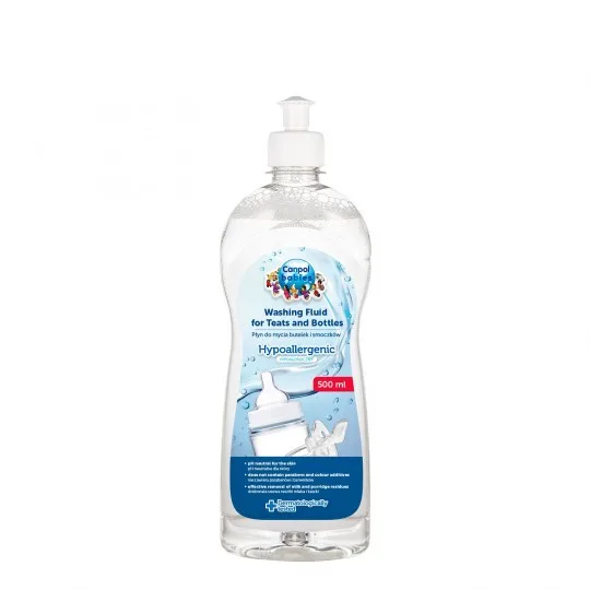 CANPOL Detergent Lichid Hipoalergenic pt Biberoane si Tetine x500ml 1/500 CANPOL BABIES — preț și oferte