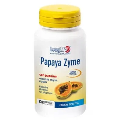 Longlife papaya zyme 120 comprimate — preț și oferte
