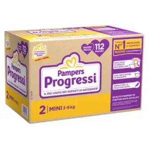 Pampers quadri progress mini 112 bucăți