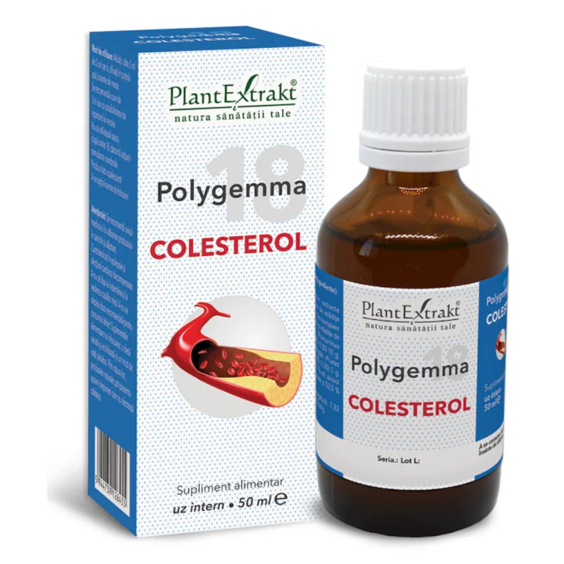 Polygemma 18, Colesterol, 50 ml, Plant Extrakt — preț și oferte