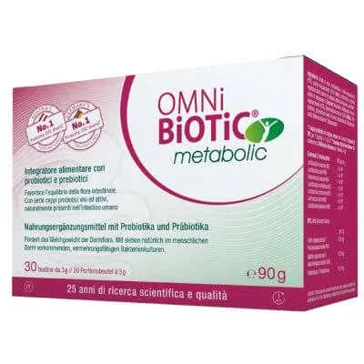 Omni biotic metabolic 30 pliculețe de 3 g — preț și oferte