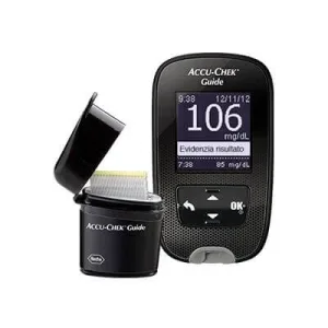 Kit glucometru Accu-chek guide mg/dl + dispozitiv de puncție fastclix