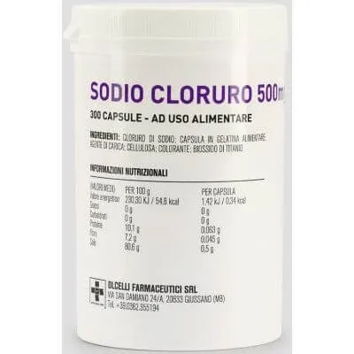Clorură de sodiu 300 capsule 500mg — preț și oferte