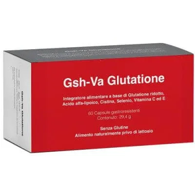 Gsh-va glutation 60 capsule gastrorezistente 490 mg — preț și oferte