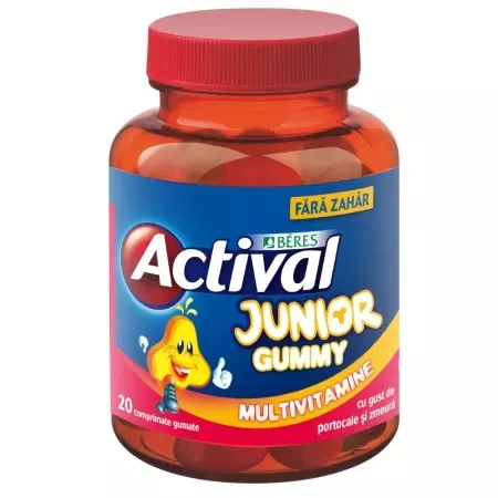 Actival Junior Gummy, 20 comprimate gumate, Beres BERES PHARMACEUTICALS — preț și oferte