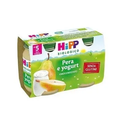 Hipp bio hipp iaurt omogenizat cu pere 2x125 g — preț și oferte