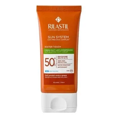 Rilastil sun system water touch mat cream spf50+ 50 ml — preț și oferte