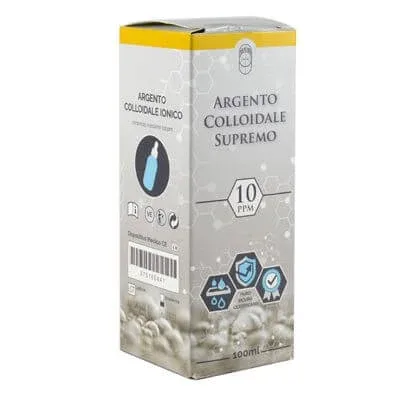Supreme Colloidal Silver 10ppm certificat cu picurător 100 ml — preț și oferte
