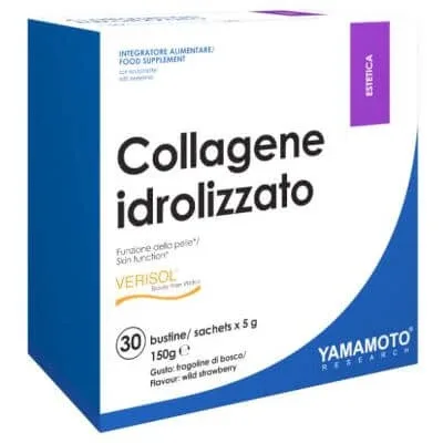 Yamamoto cercetare colagen hidrolizat 30 plicuri căpșuni sălbatice — preț și oferte