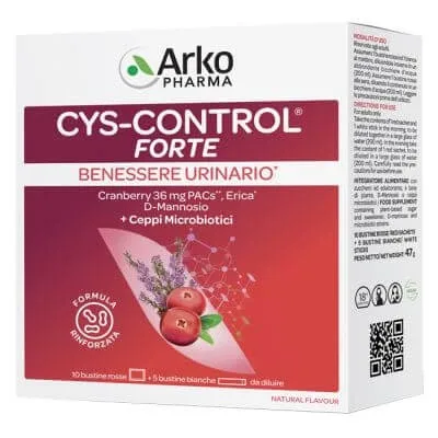 Cys control forte 15 pliculețe — preț și oferte