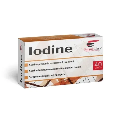 Iodine, 40 capsule, Farma Class Farmaclass — preț și oferte