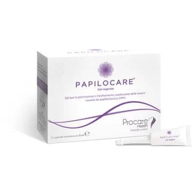 Papilocare gel vaginal 21 canule monodoză x 5 ml — preț și oferte