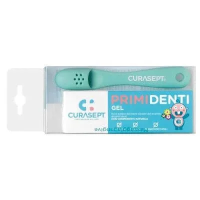 Kit Curasept gel pentru primul dinte 20 ml + aparat de masaj pentru dentiție — preț și oferte