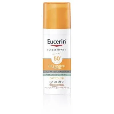 Eucerin Sun Oil Control cremă colorată spf50+ 50 ml — preț și oferte