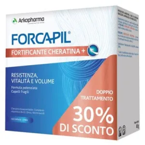 Forcapil fortificare keratina + promo 120 capsule preț special