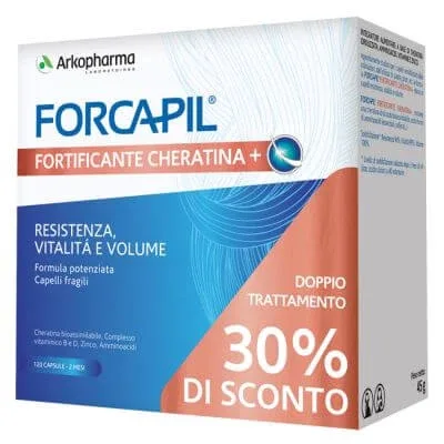 Forcapil fortificare keratina + promo 120 capsule preț special — preț și oferte