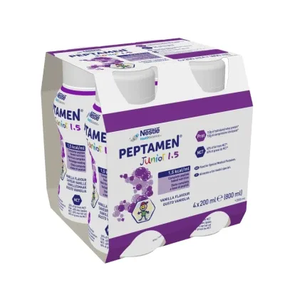Peptamen junior 1,5 vanilie 4 x 200 ml — preț și oferte