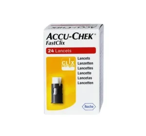 Accu-chek fastclix lancette 24 bucăți