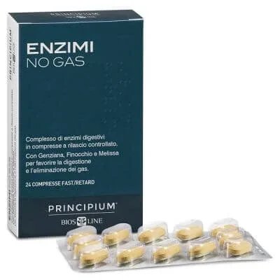 Principium enzime no gas fast/retard 24 comprimate — preț și oferte