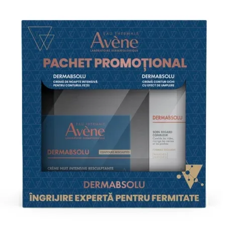 Pachet Crema de noapte intensivă DermAbsolu, 40 ml + Crema contur ochi DermAbsolu, 15 ml, Avene EauThermale Avene — preț și oferte