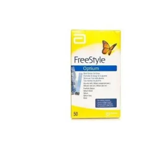 Benzi de testare a glicemiei Freestyle optium 25 bucăți