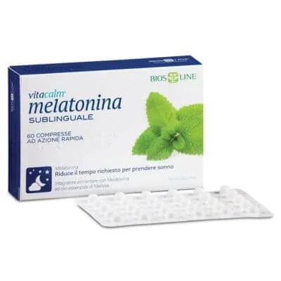 Bios line vitacalm melatonină sublinguală 60 comprimate 1 mg — preț și oferte