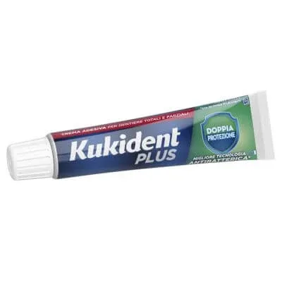 Kukident plus cremă adezivă pentru proteze dentare cu dublă protecție 40 g — preț și oferte