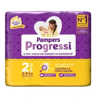 Pampers progres mini 28 bucăți — preț și oferte