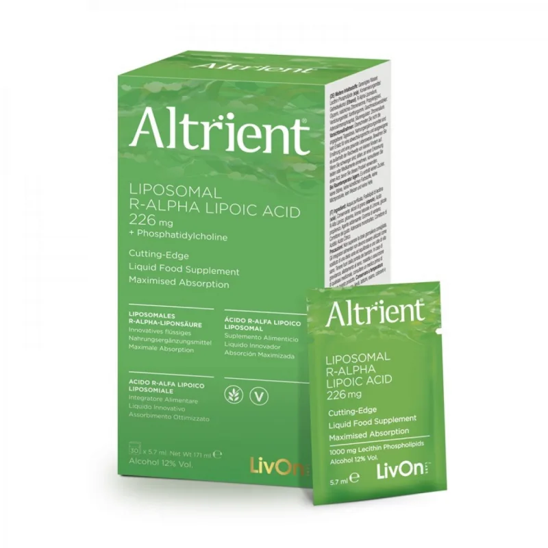 Acid Alpha Lipoic Lipozomal - 30 Plicuri, Altrient LivOn — preț și oferte