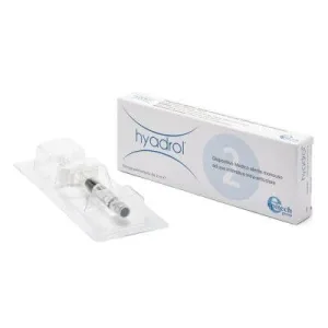 Seringă intra-articulară hyadrol cu acid hialuronic 1% și adelmitrol 2% capacitate 2 ml