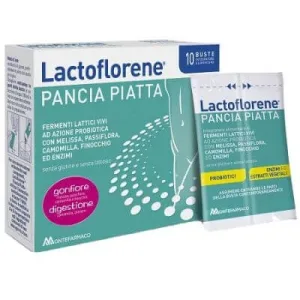 Lactoflorene burtă plată 10 pliculețe