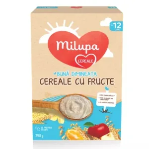 Cereale cu Fructe Buna Dimineata, +12 Luni, 250g – Milupa