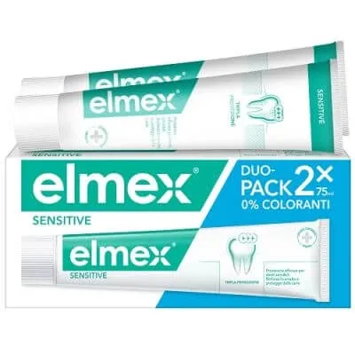 Elmex sensibil bitubo pastă de dinți 2x75 ml — preț și oferte