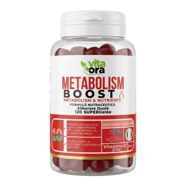Metabolism Boost Vita Ora, suport pentru metabolism și energie, 120 jeleuri Vitaora — preț și oferte