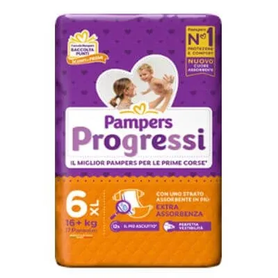 Pampers progres xl 17 bucăți — preț și oferte