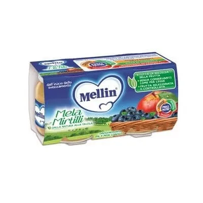 Mellin omogenizat mere afine 100 g 2 bucăți — preț și oferte