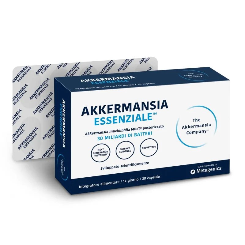 Akkermansia Essenziale supliment pentru sănătatea intestinală, 30 capsule, Metagenics — preț și oferte