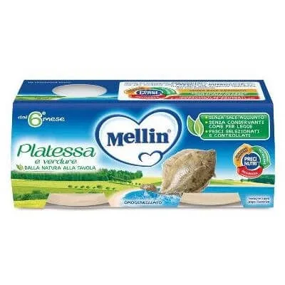 Șalău omogenizat Mellin 2x80 g — preț și oferte